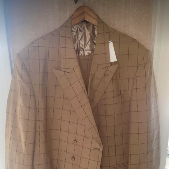 Stacy Adams 2pc Double Breasted Suit 48L